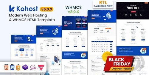 More information about "Kohost – Modern Web Hosting & WHMCS Template"