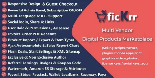 More information about "ficKrr - Multivendor Digital Marketplace With Subscription (nulled)"