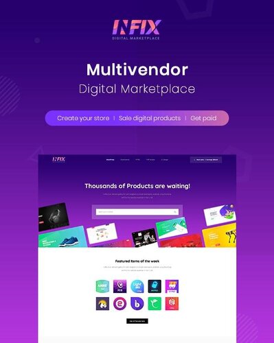 More information about "InfixHub - Ultimate Digital Marketplace (Nulled)"