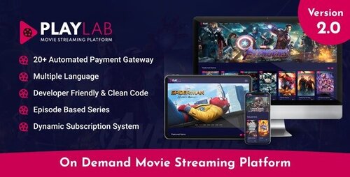 More information about "PlayLab - On Demand Movie Streaming Platform"