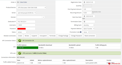 More information about "PUQ Mikrotik VPN WHMCS module v1.3.5 nulled"