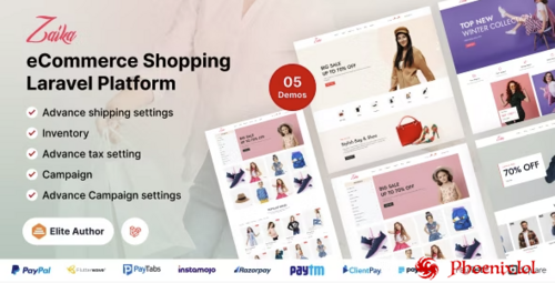 More information about "Zaika eCommerce CMS - Laravel eCommerce Shopping Platform"