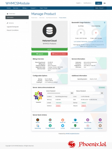 More information about "Hetzner Cloud Automation v2023.2 for WHMCS nulled"