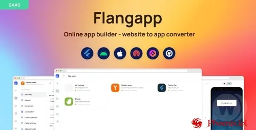 More information about "Flangapp - SAAS Online app builder from website."