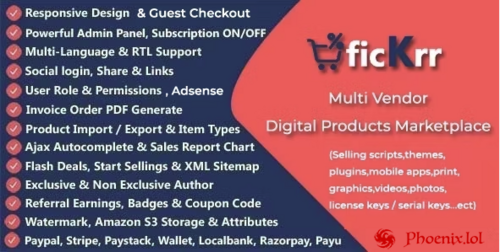 More information about "ficKrr - Multivendor Digital Marketplace With Subscription (nulled)"