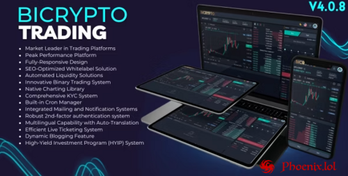 More information about "Bicrypto v4.6.1 - Crypto Trading Platform, Exchanges, KYC, Charting Library, Wallets, Binary Trading, News"