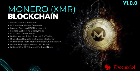 Monero (XMR) Blockchain for Ecosystem Addon Bicrypto