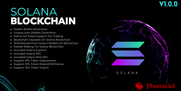 Solana Blockchain for Ecosystem Addon Bicrypto