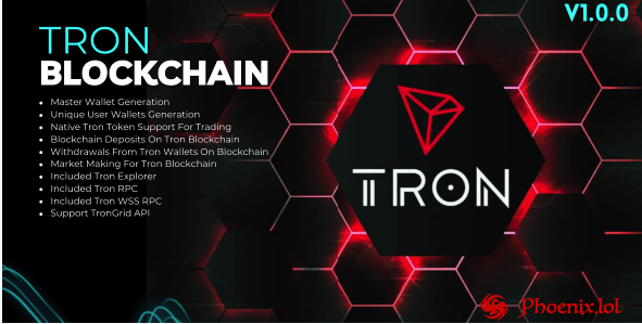 Tron (TRX) Blockchain for Ecosystem Addon Bicrypto