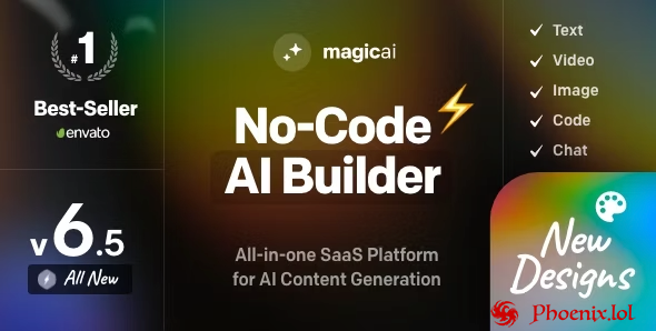 MagicAI - OpenAI Content, Text, Image, Chat, Code Generator as SaaS