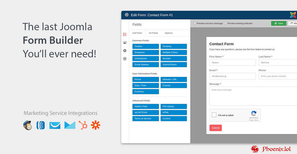 Convert Forms - The Most User-Friendly Joomla Form Builder in the Market