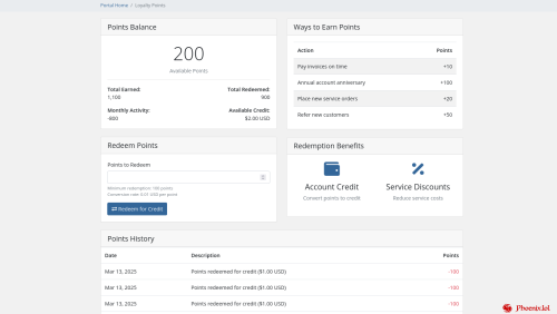 More information about "WHMCS Loyalty Points System"