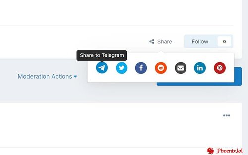 More information about "Share to Telegram"