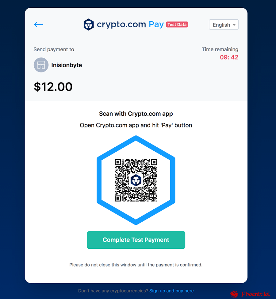 Crypto.com Payment Gateway