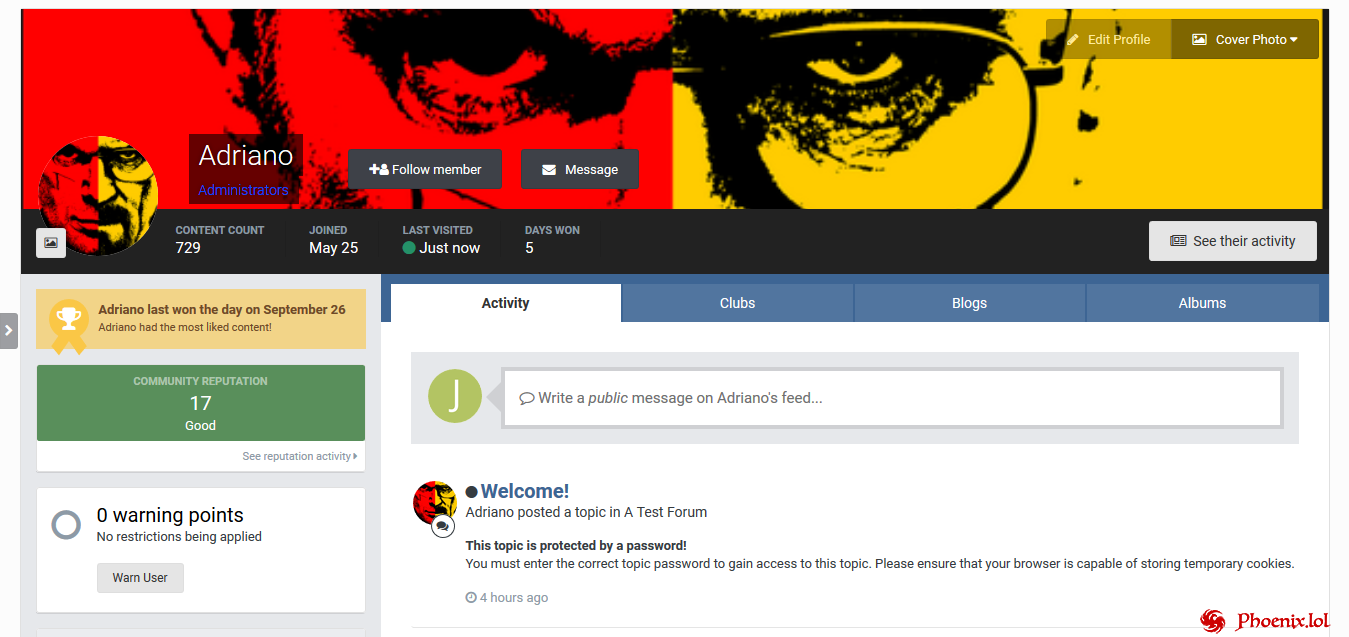 Topic Password Protection