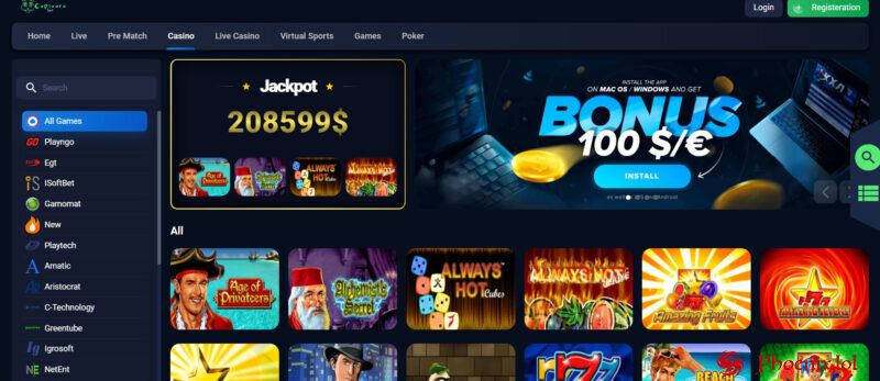 GOLDSVET PRO SPORTS - 1WIN.PRO CLONE SCRIPT (CASINO)